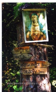 rozcestí Stříbrnice U obrázku (U Černého kříže)